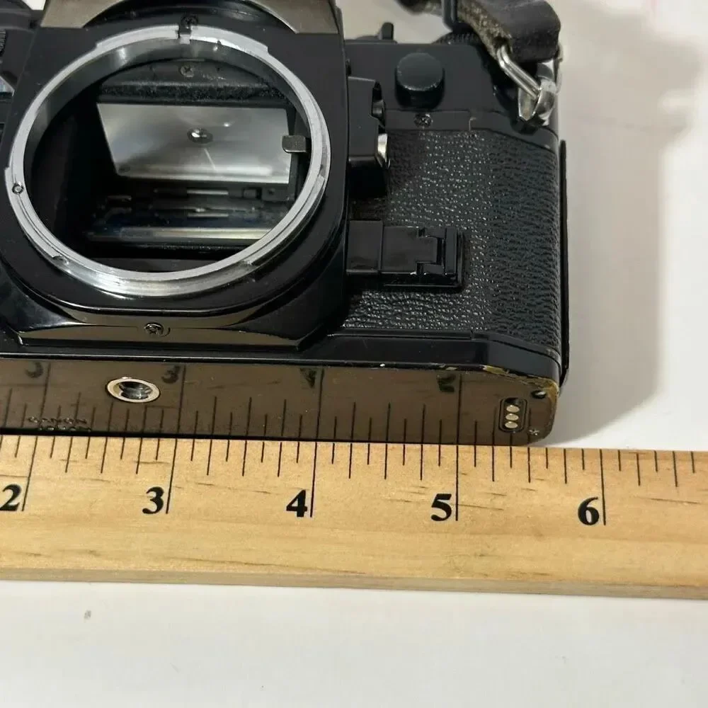 Vintage Canon A-1 Black 35 mm SLR with Strap/ Body Only